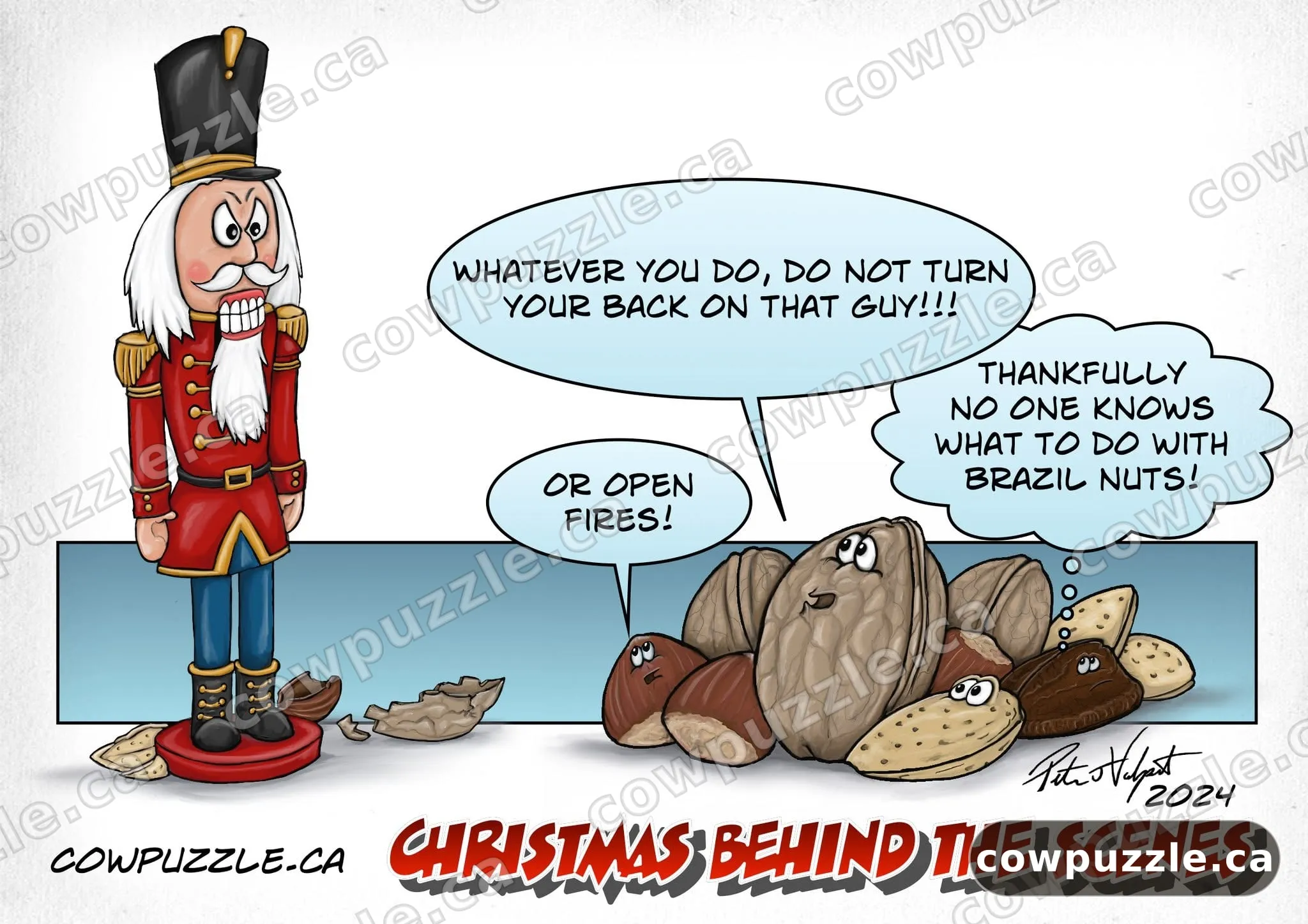 Christmas Behind the Scenes — Whatever you do, don’t turn your back on that guy.