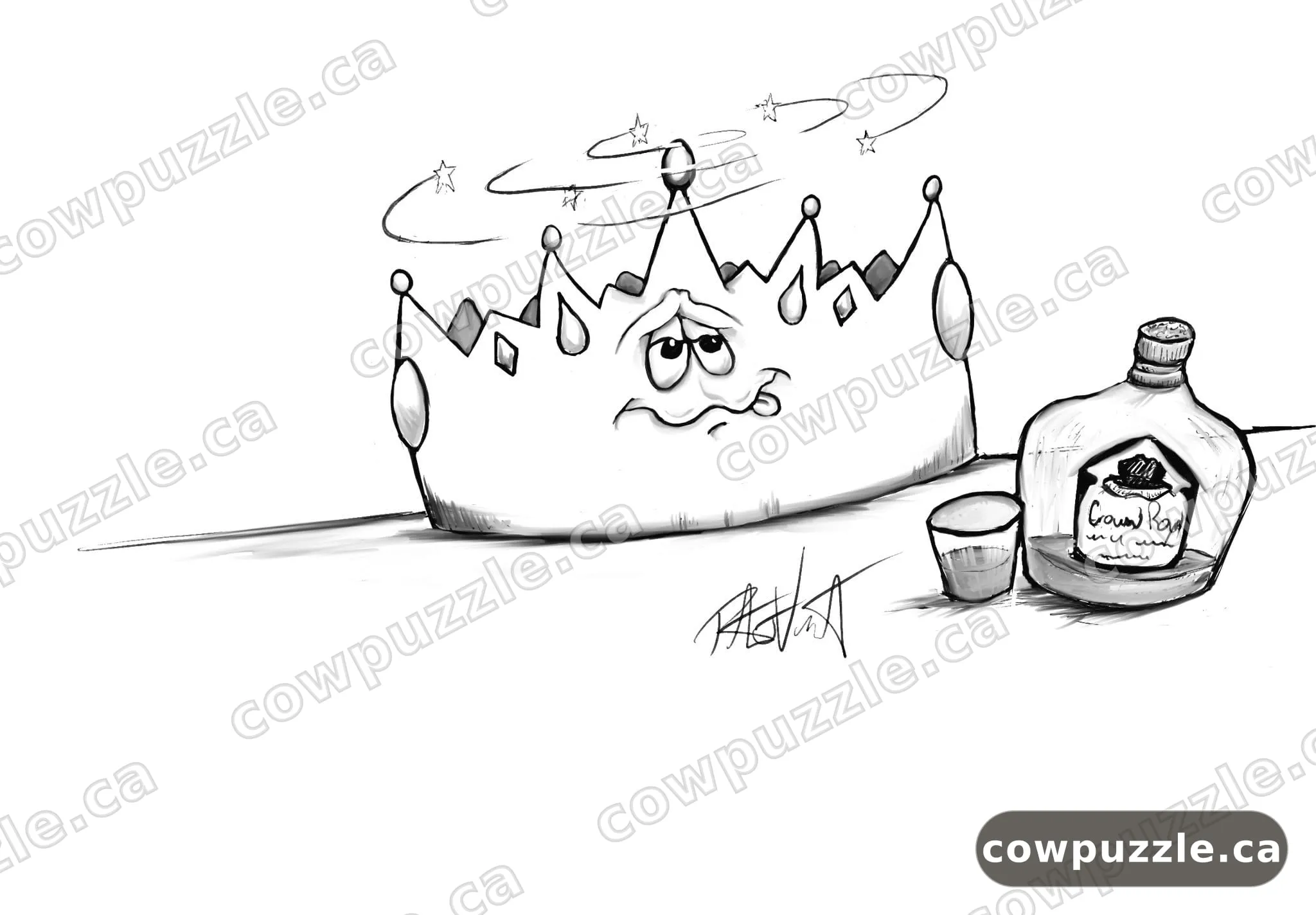 Crown — Inktober 2025 · Day 3