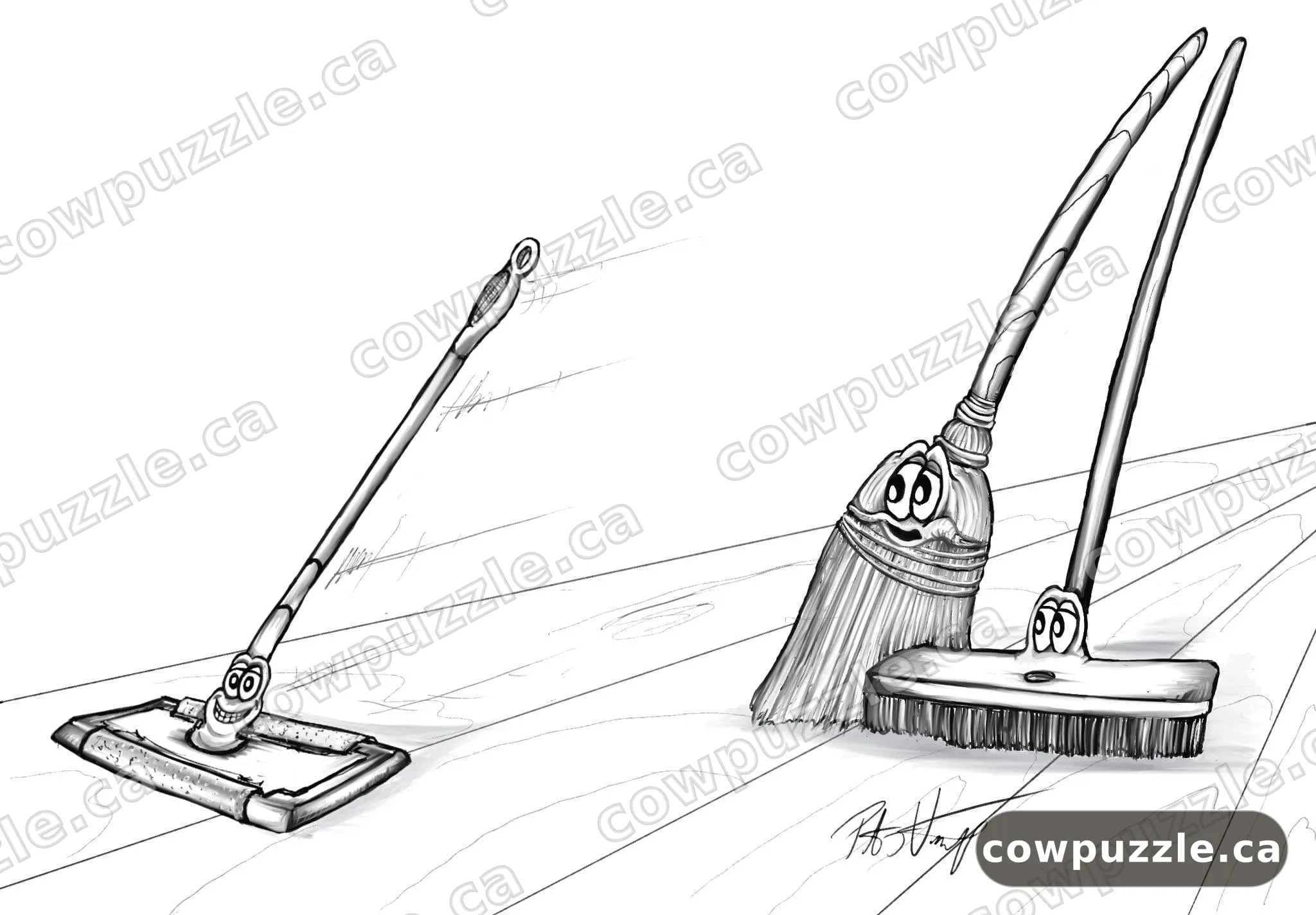 Sweep — Inktober 2025 · Day 10