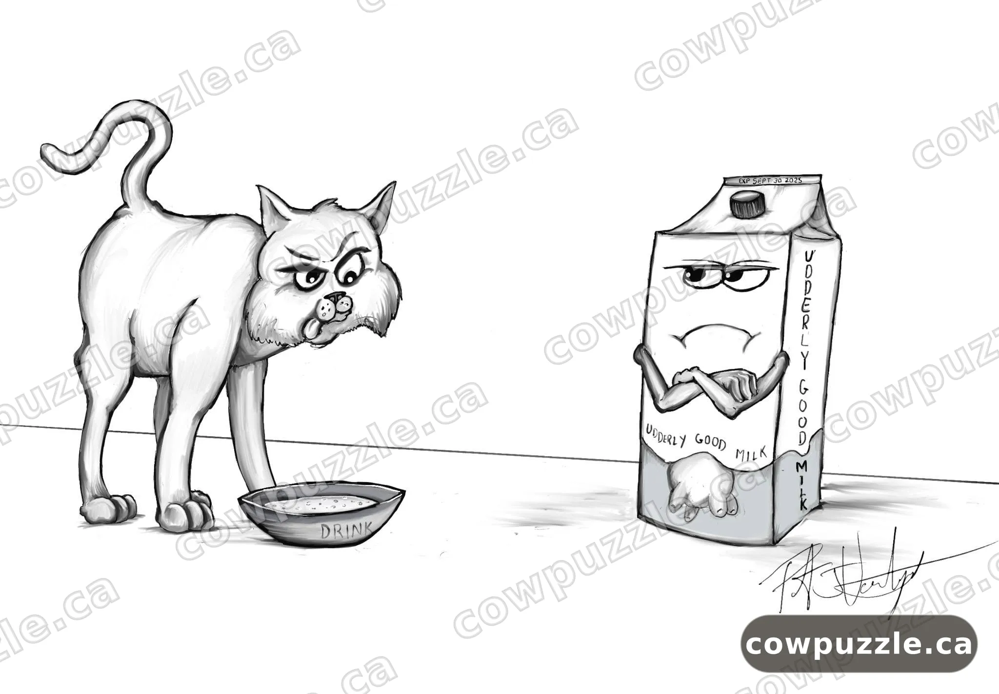 Drink — Inktober 2025 · Day 13
