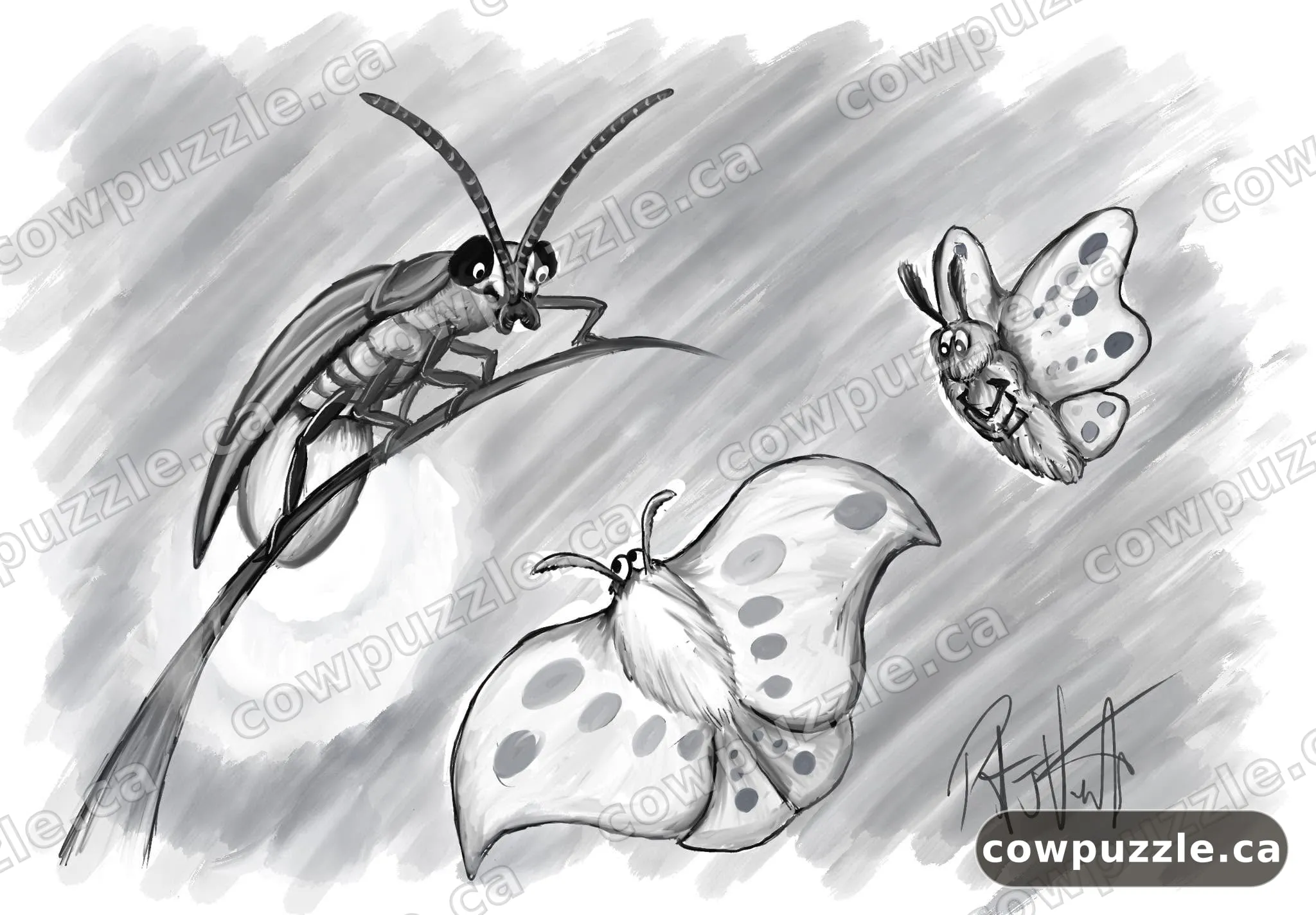 Firefly — Inktober 2025 · Day 23